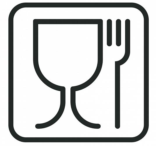 Товар подходит для использования с пищевыми продуктами Знак одобрения в пищевом производстве