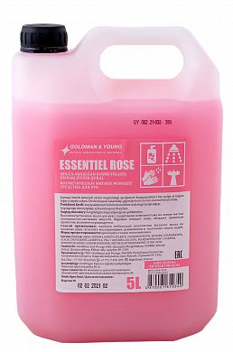 020302 Косметическое мягкое моющее средство для рук Essentiel Rose, 5 л