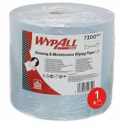 7300 Протирочные салфетки WypAll L20 Extra+ синие двухслойные в рулоне, 500 листов