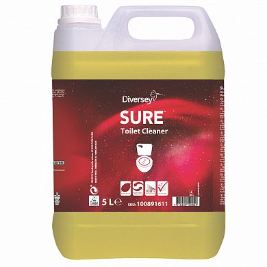 100891611 Чистящее средство для унитазов и писсуаров SURE Toilet Cleaner, 5 л