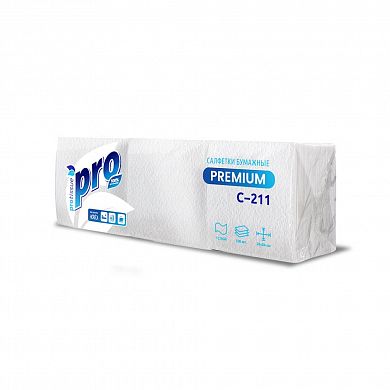 C211 Салфетки PROtissue, 24 х 24 см, 10 пачек по 500 листов