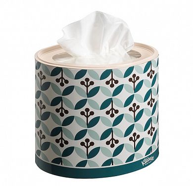 8826 Салфетки косметические для лица Kleenex трехслойные, 10 коробок по 64 листа