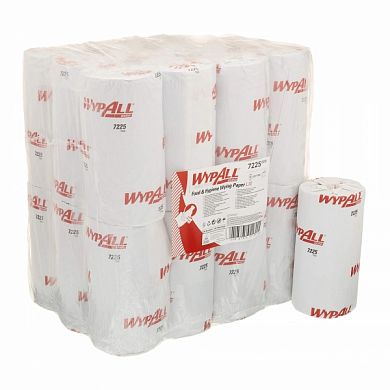 7225 Протирочные салфетки WypAll L10 синие однослойные, 24 рулона по 165 листов
