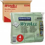 8396 Салфетки из микрофибры WypAll Microfibre зелёные, 6 шт