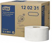 120231 Туалетная бумага Tork Mini Jumbo в больших рулонах двухслойная, 12 рулонов по 170 метров