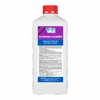 054-1 Моющее средство для бань и саун Dec Prof 54 SAUNA CLEANER, 1 л
