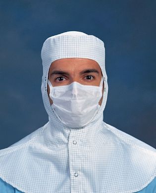 62451 Маски для чистых комнат Kimtech Pure M3 гофрированные, с петельками, 23см, 500 штук