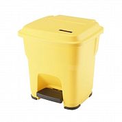 137680 Контейнер Гера Vileda Professional с педалью и крышкой желтый, 35 л