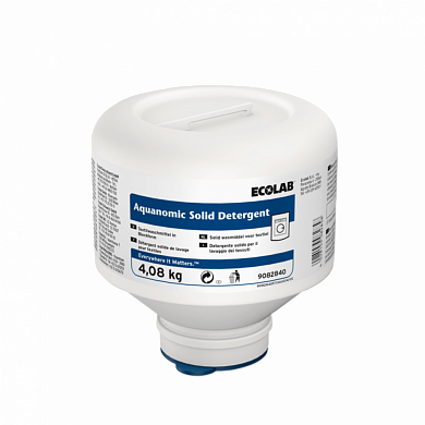 9082900 Твердое базовое средство для стирки Aquanomic Solid Detergent, 4 кг