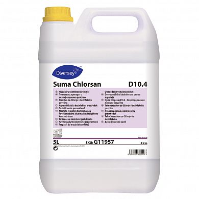 101101752 Моющее средство с хлором Suma Chlorsan D10.4, 5 л