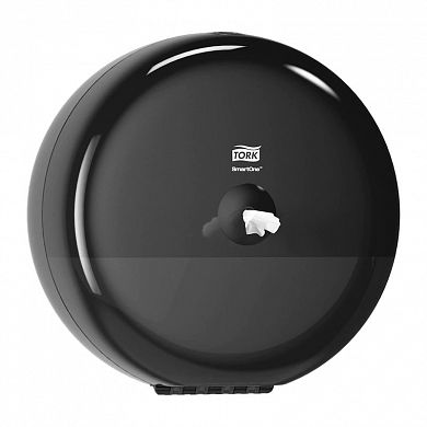 680008 Диспенсер Tork SmartOne для туалетной бумаги в рулонах с центральной подачей, черный