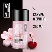 Освежитель воздуха Arluni сакура, вишня, сменный аэрозольный баллон, 250 мл