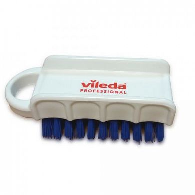 146356 Щетка ручная Vileda Professional синяя, жесткий ворс, 12 см