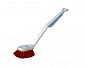 7509547 Ручная щетка с щетиной средней жесткости DI Brush for Dishwashing красная, 5 шт 1
