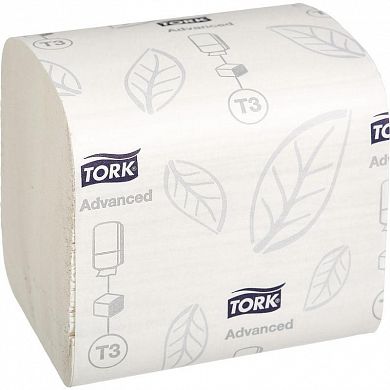 114271 Листовая туалетная бумага Tork двухслойная, 36 пачек по 242 листа