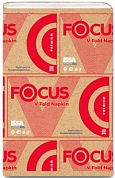 5049941 Салфетки для диспенсера Focus Premium белые двухслойные V-сложения, 200 листов