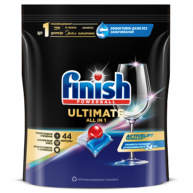 Капсулы для посудомоечных машин Finish Ultimate All in 1, 44 капсулы