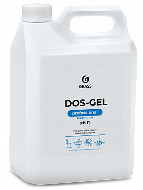 125240 Дезинфицирующий чистящий гель Grass DOS GEL, 5 л