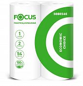 5080546 Кухонные полотенца Focus Economic Choice однослойные, 2 рулона по 54 м