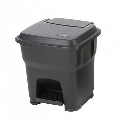 137681 Контейнер Гера Vileda Professional с педалью и крышкой черный, 35 л