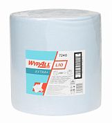 7240 Протирочные салфетки WypAll L10 Extra+ однослойные синие в рулоне, 1000 листов