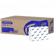 C26 Листовые бумажные полотенца PROtissue белые двухслойные Z-сложение, 15 пачек по 150 листов