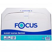 8033648 Одноразовые бумажный покрытия Focus на унитаз, 10 картриджей по 250 листов