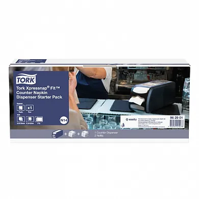 962901 Диспенсер Tork Xpressnap Fit для салфеток настольный, стартовый набор