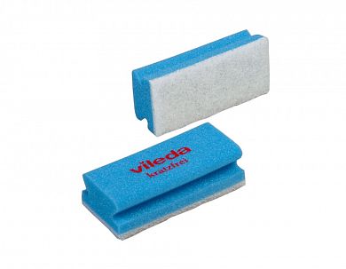 101882 Губка Vileda Professional минимальной жесткости синяя, белый абразив, 10 шт